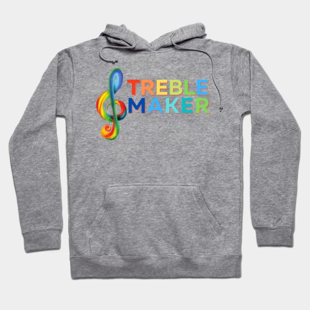 Music - Treble Maker Hoodie by Moshi Moshi Designs